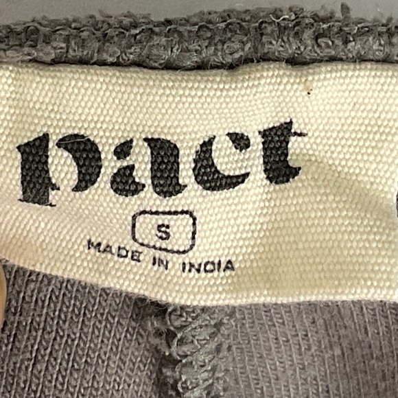 Pact Cotton Velour Wide-Leg Crop Pant - Picture 6 of 8